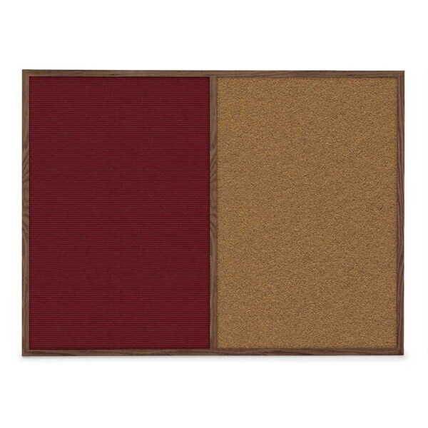 Slim Style Indoor Enclosed Corkboard, 48